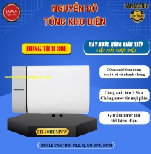 Máy nước nóng gián tiếp Panasonic DH-30HBMVW 2.5KW chống nước IPX4, an toàn và bền bỉ theo thời gian