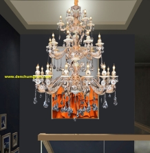 Đèn chùm pha lê nến EU C2065/31