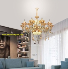 Đèn chùm pha lê nến NC 9006/15