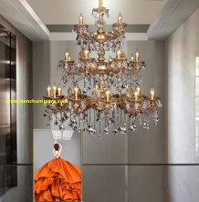 Đèn chùm pha lê nến NC 022/24