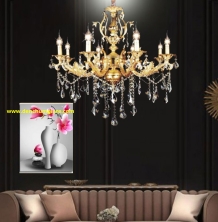 Đèn chùm pha lê nến NC 218/8