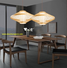Đèn mây tre lồng vải kiểu UFO MT162/163