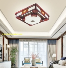 Đèn ốp trần gỗ EU MG007