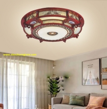 Đèn ốp trần gỗ EU MG017