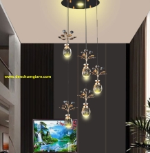 Đèn thả pha lê EU T6197/5