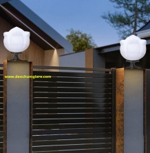 Đèn trụ cổng cầu sen  nhựa phi 250