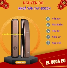 Khoá vân tay BOSCH EL 800A EU chính hãng tiêu chuẩn Đức với 5 tính năng bảo mật