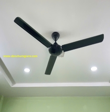 Quạt trần Panasonic 3 cánh F-60MZ2-K màu đen thiết kế cánh quạt dạng 3D tạo luồn gió mát mẻ