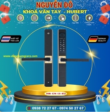 Khoá vân tay cửa nhôm HUBERT HB CNI3 EU Black tiêu chuẩn Đức với 6 tính năng nổi bật