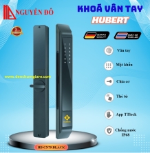 Khoá vân tay cửa nhôm HUBERT HB CN79 Black tiêu chuẩn Đức với 6 tính năng nổi bật