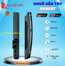 Khoá vân tay cửa nhôm HUBERT HB CN86 Black tiêu chuẩn Đức với 6 tính năng nổi bật