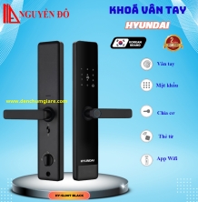 Khoá vân tay cửa gỗ, khoá cửa gỗ Hyundai HY-SL007 tiêu chuẩn Hàn Quốc với 5 tính năng nổi bật