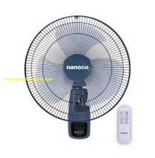 Quạt treo tường có remote màu xanh Nanoco NWF1610RC-BL
