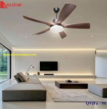 Quạt trần cánh nhựa có đèn QViFa – 94 công suất 40W, động cơ DC tiết kiệm điện, đèn led 3 chế độ ánh sáng, điều khiển từ xa bằng Remote