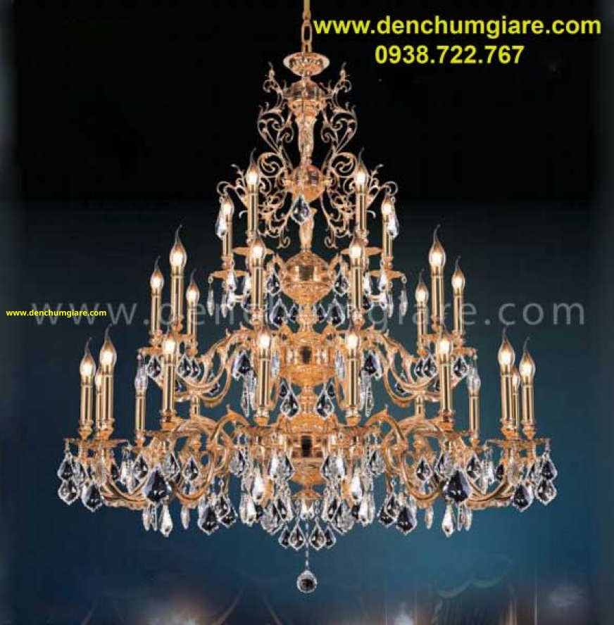 Đèn chùm đồng CĐ1280/31