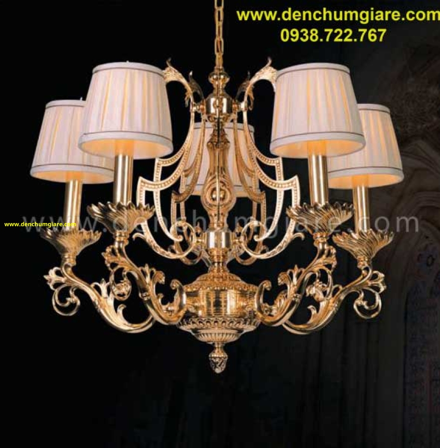 Đèn chùm đồng CĐ1282/5