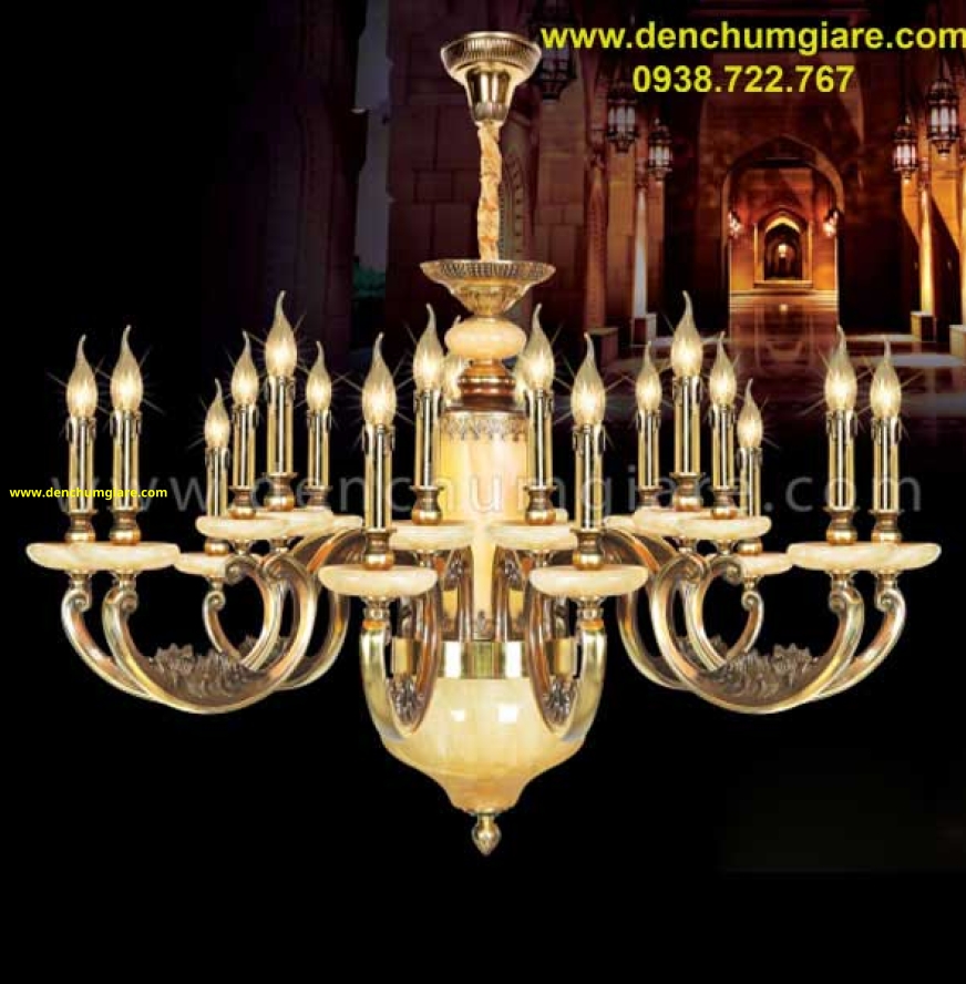 Đèn chùm đồng NC 1115/18