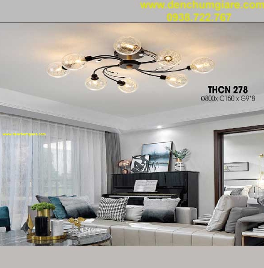 Đèn chùm hiện đại LTH THCN278
