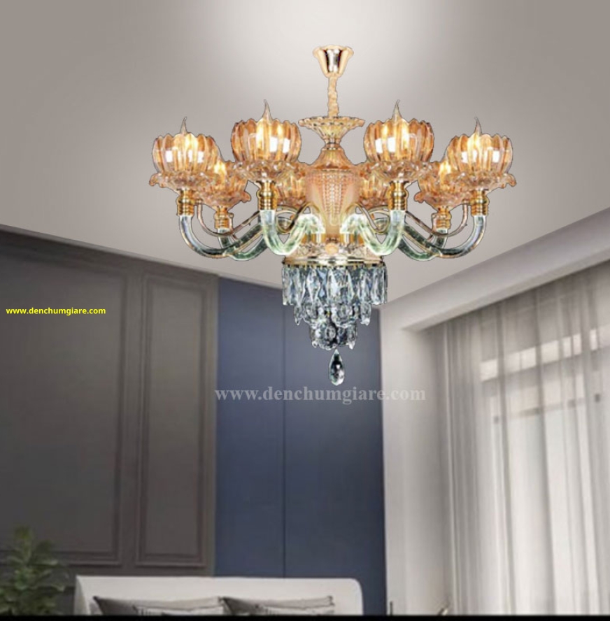 Đèn chùm pha lê nến NC 9301/8