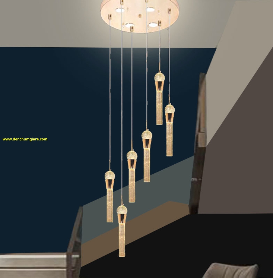 Đèn thả thông tầng pha lê NC 2194/6