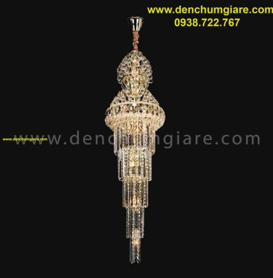 Đèn thả thông tầng pha lê CFL-A17