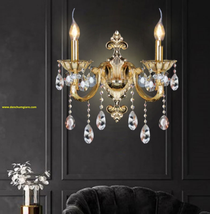 Đèn treo tường pha lê NV 0930/2