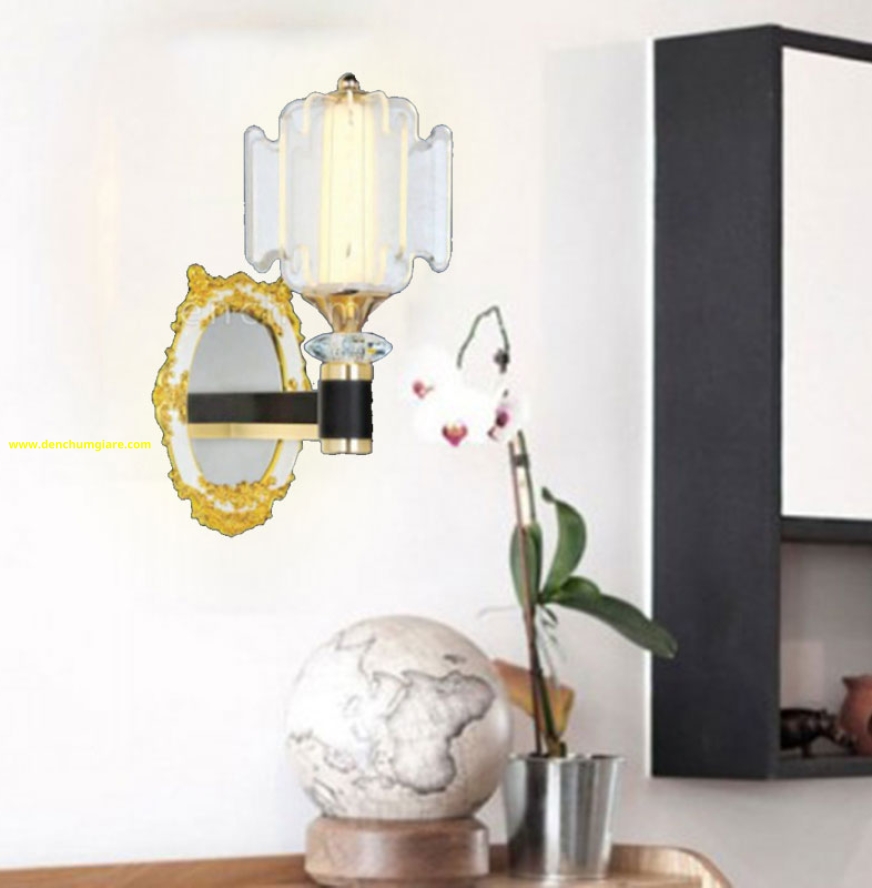 Đèn treo tường pha lê NV 8008