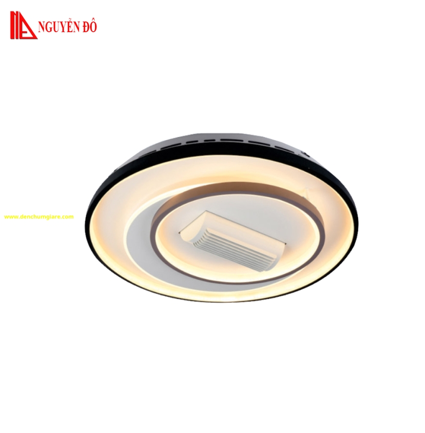 Quạt không cánh, quạt trần không cánh EU ML-92, công suất 30W, điều khiển bằng Remote, bóng led 3 chế độ ánh sáng