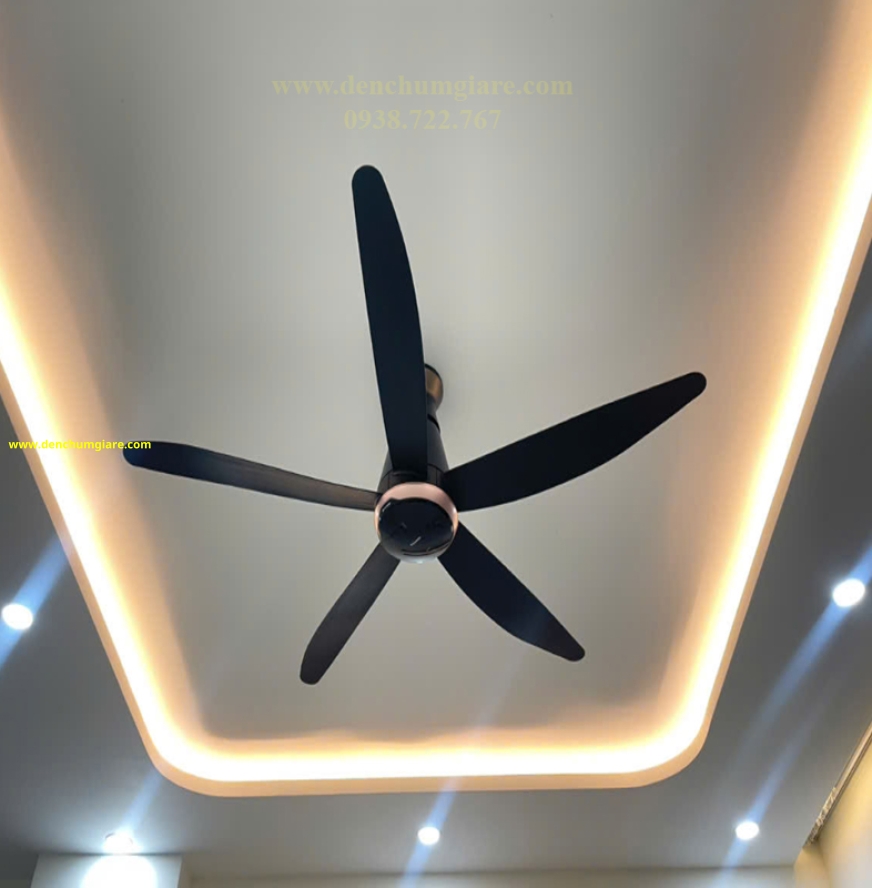 Quạt trần Panasonic 5 cánh F-60FEN tích hợp công nghệ nanoeTM X, động cơ DC tiên tiến thế hệ mới.