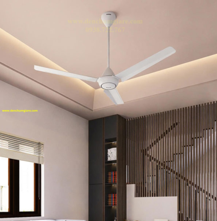 Quạt trần tại Gò Vấp F-60FV2  Panasonic hộp số có thể lắp nổi hoặc lắp âm