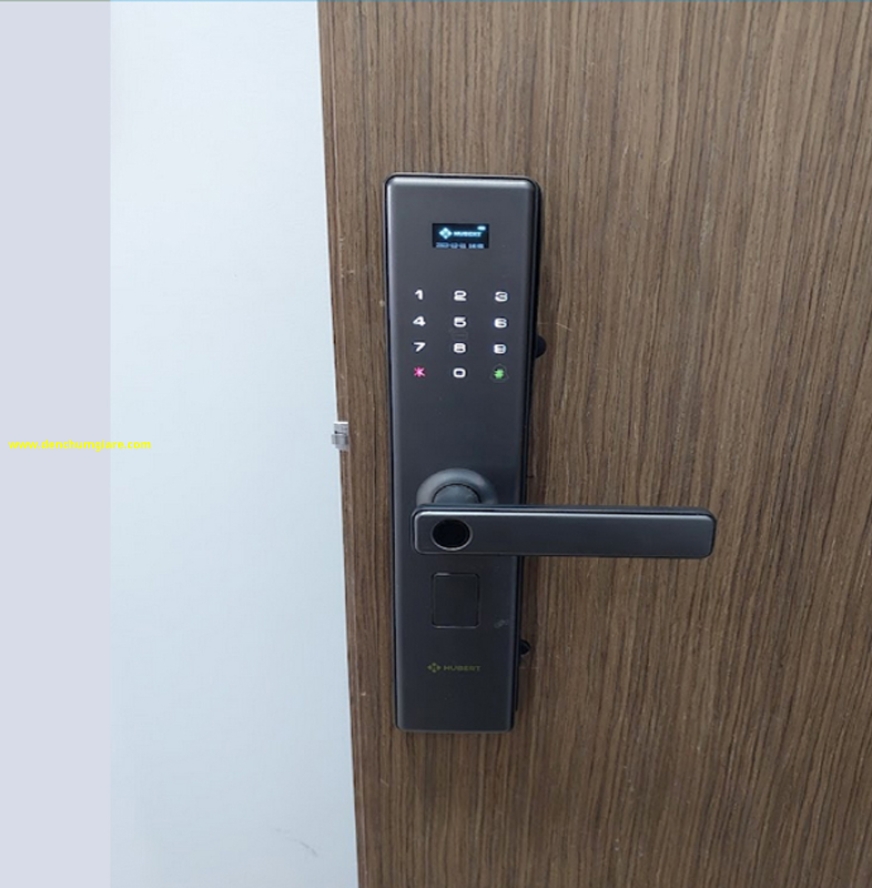 Khoá vân tay cửa gỗ HUBERT HB CG62 Black/Grey/Copper tiêu chuẩn Đức với 5 tính năng nổi bật