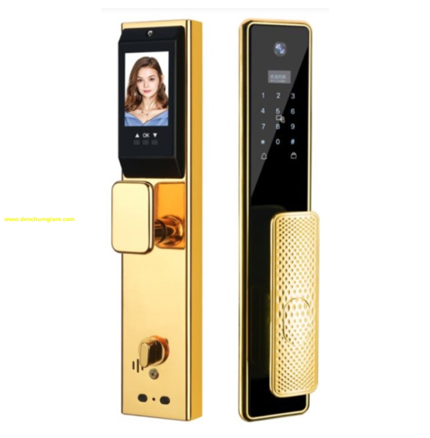 Khoá vân tay cửa gỗ HUBERT HB CG99 Gold 24K tiêu chuẩn Đức với 6 tính năng nổi bật
